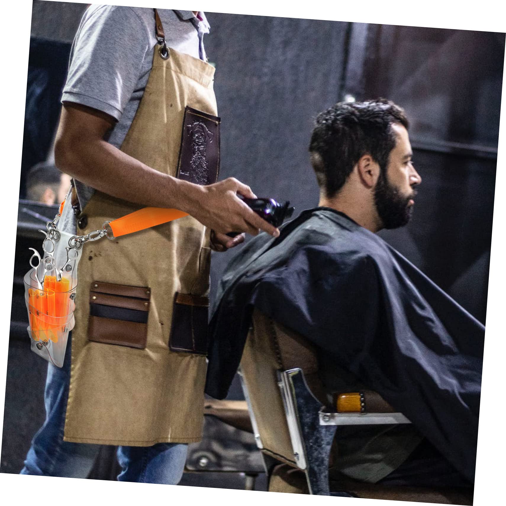 SOESFOUFU Professional Barber Tool Waist Bag Hair Stylist Scissor Pouch for Hairdressers