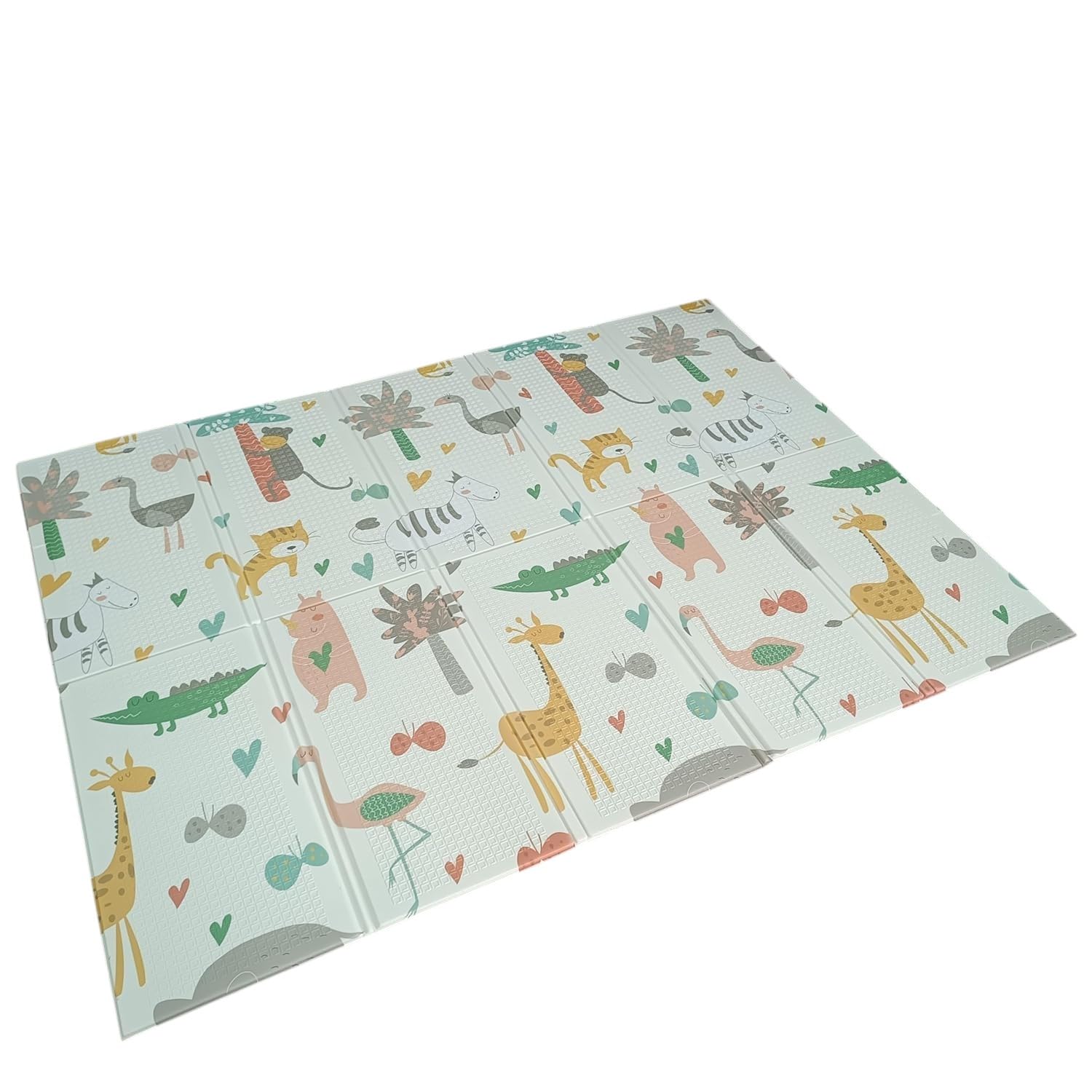 1Above Extra Wide Foldable Baby Playmat 200x150x1cm | Waterproof | Reversible Extra Large Playmat with Carry bag | Thick Padded XPE Baby Crawl Mat | Ideal for Bedroom, Nursery & Playroom
