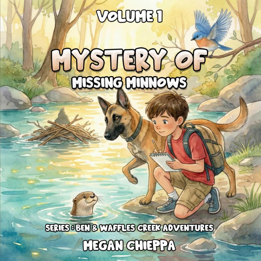 Volume 1 Mystery of Missing Minnows Series: Ben & Waffles Creek Adventures