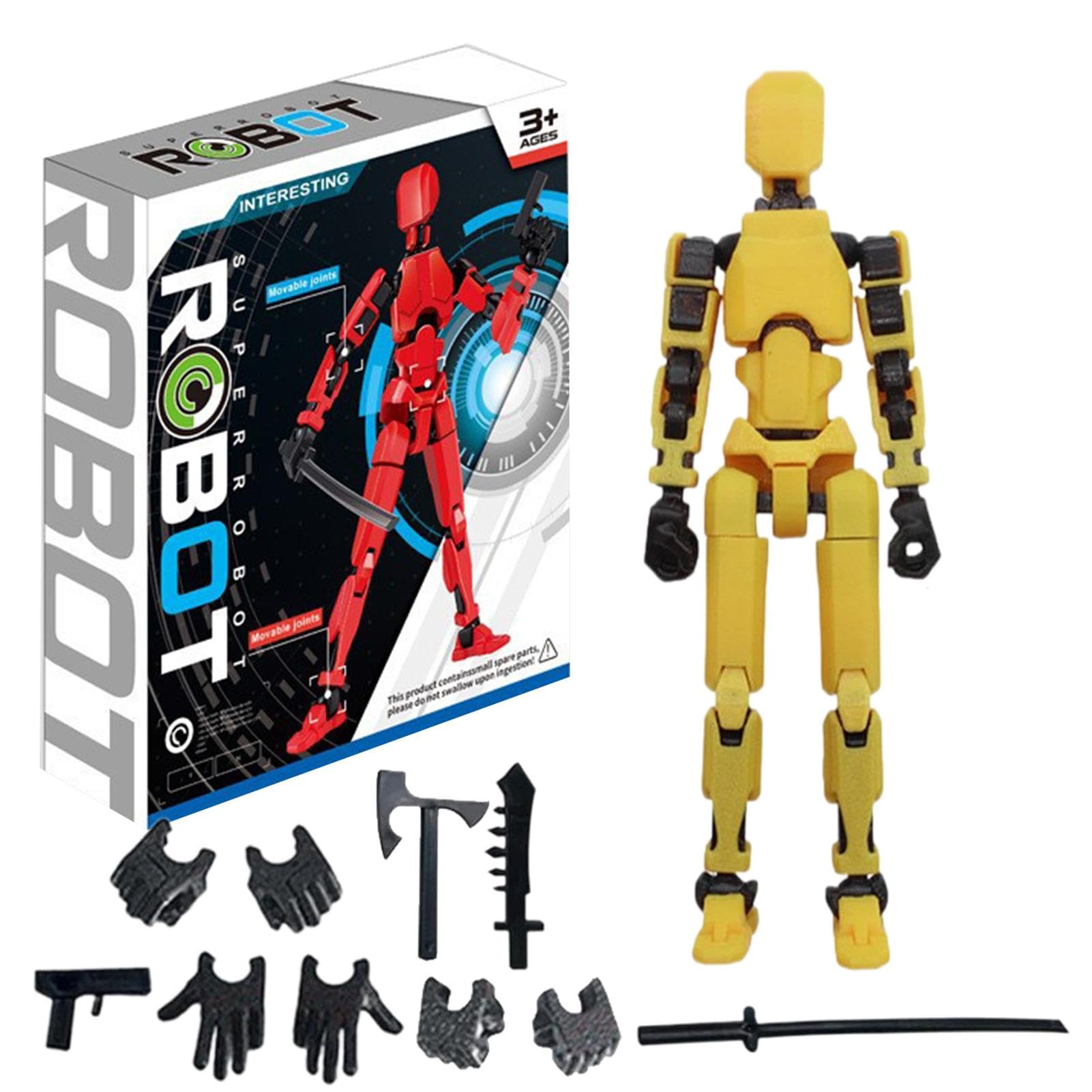 Amazon | T-13 アクションフィギュアセット、カラーボックスバージョン