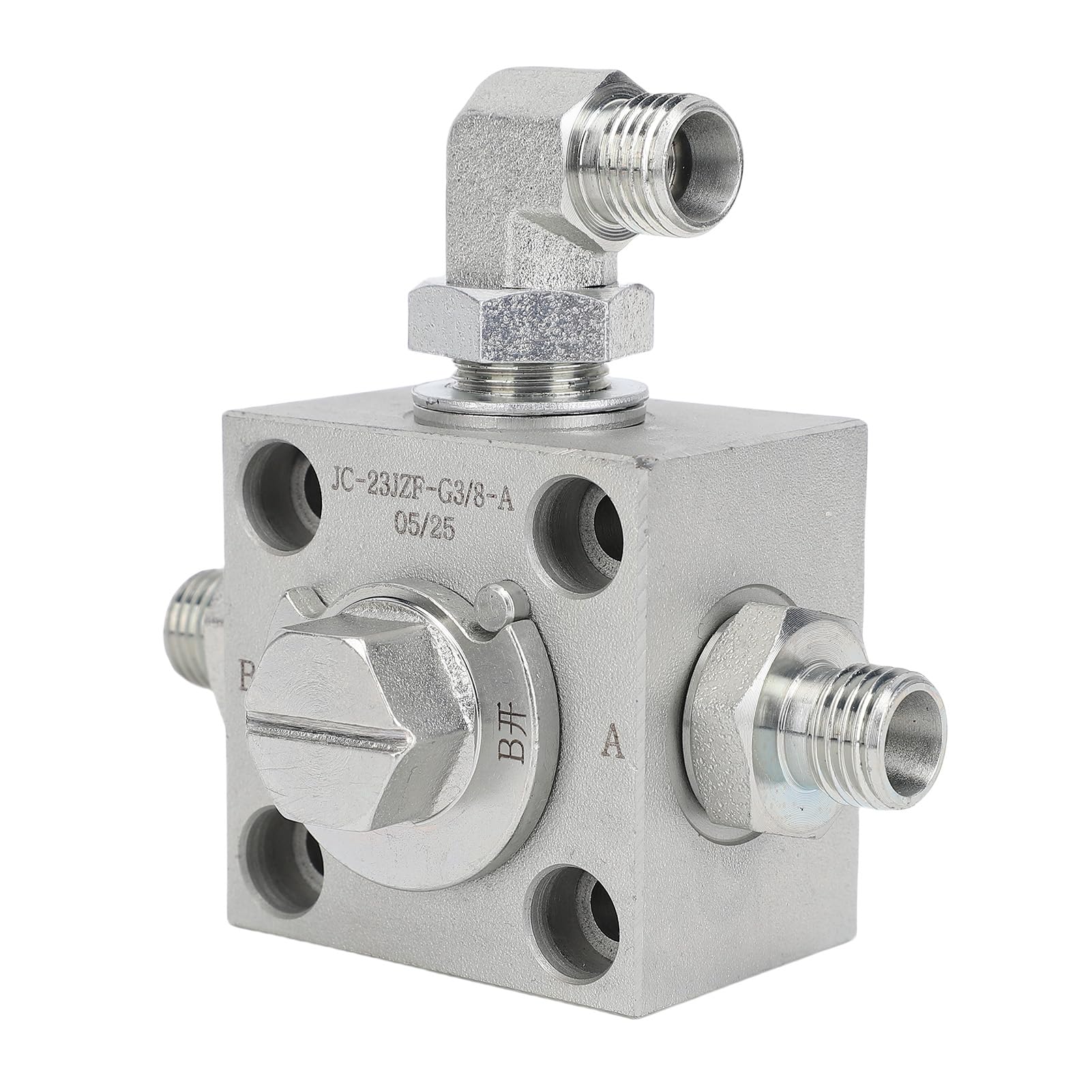 Garosa -Bagger -Ventil -Kit 3 -Wege Diverter Ventil Set Legierungstahlhydraulikventil -Kit für Kleine Bagger