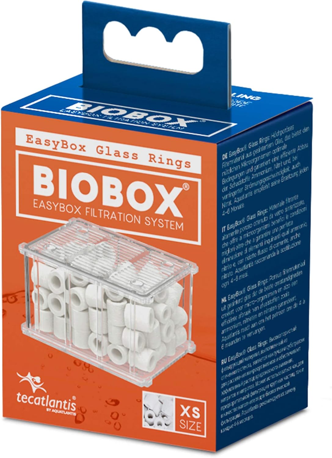 Tecatlantis Easybox Cleanwater Filter Media Cartridge for Biobox Filters 2 and 3, L