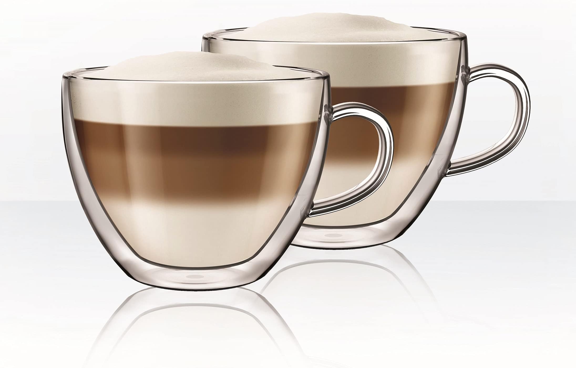 Aqualogis Double Walled Thermo Glass Cappuccino, Latte Glass Sanremo Set of 2 (250ml)