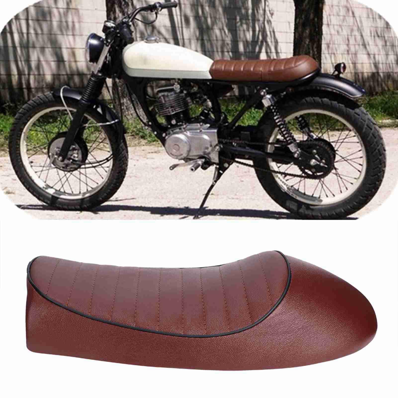 Amazon | KIMISS バイクシート カフェレーサー風 フラットサドル