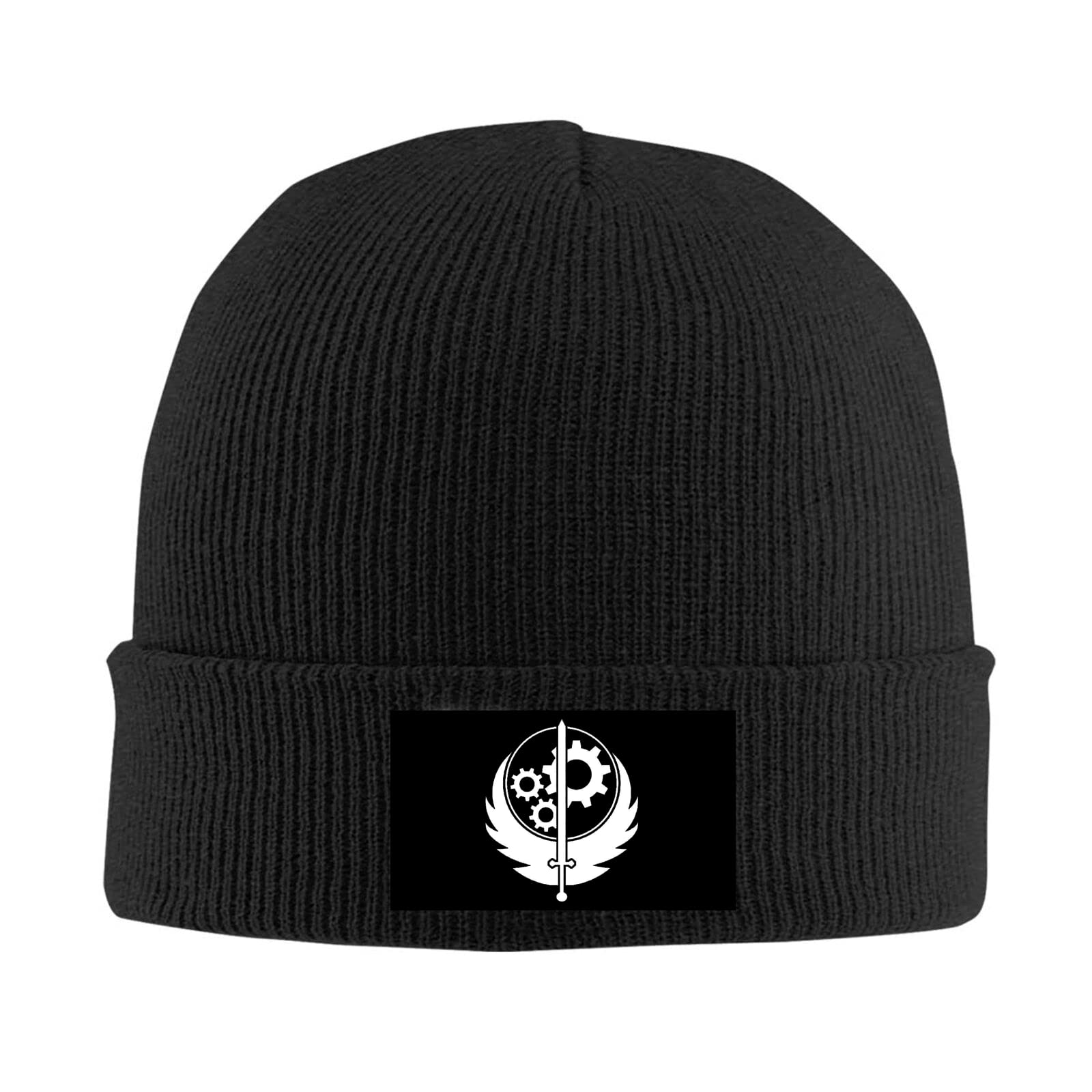 zhizao JFD Brotherhood of Steel Logo Cuff Beanie Cap