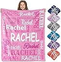 Ships Next Day, Personalized Blankets and Throws Custom Blanket with Name Customized Flannel Blanket for Kids Christmas Blanket Gifts for Teen Girls Boys