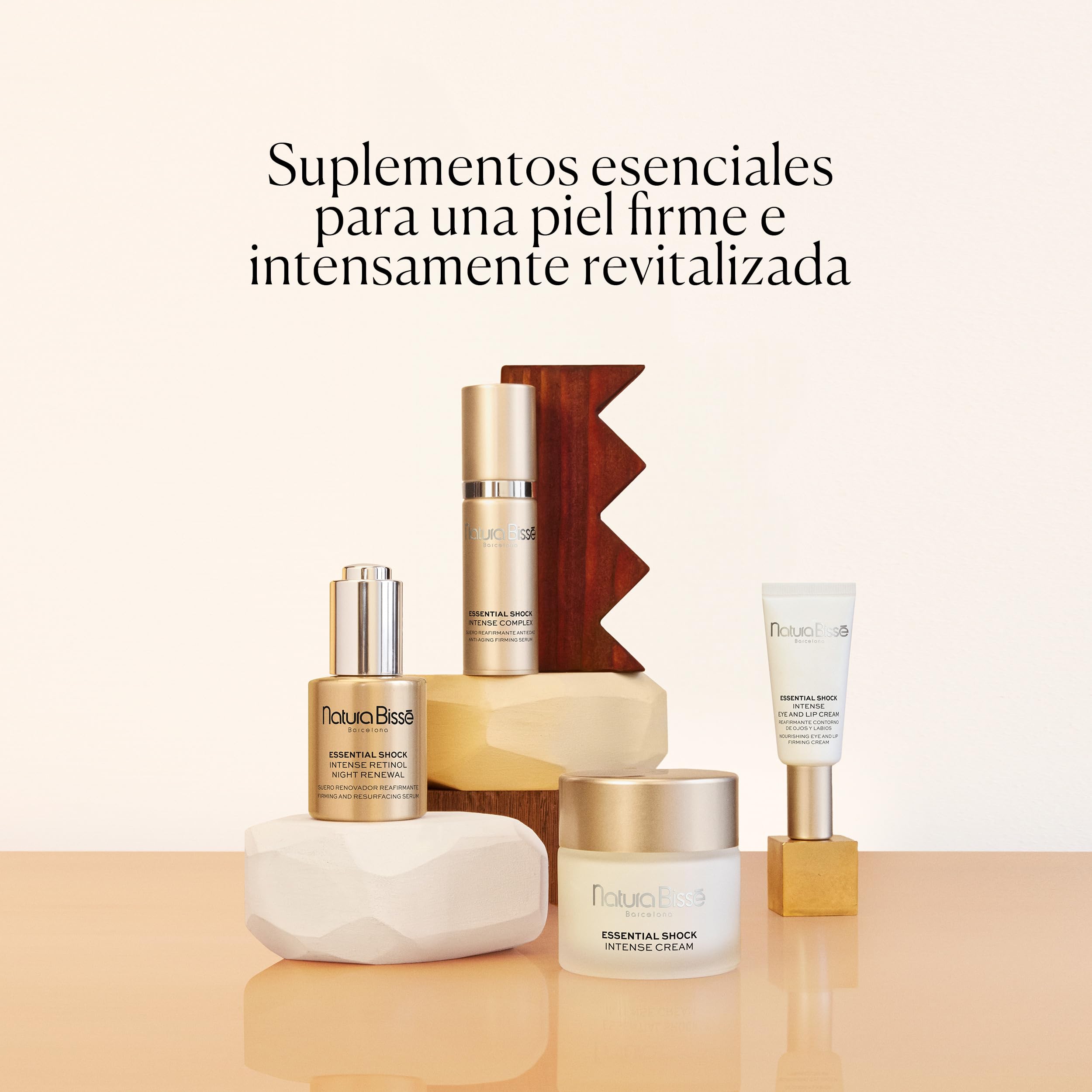 Natura Bissé Essential Shock Intense Hydro Rescue | Sérum Reparador Hidratante con AquaMagnet, Niacinamida, Aloe Vera, Pantenol y Vitamina E | 7 Ampollas de 1.5 ml