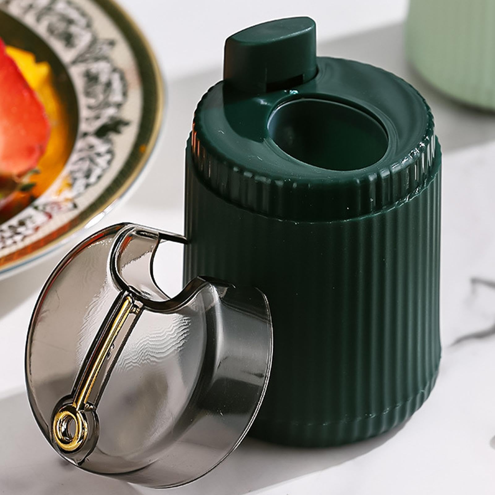 Auto Tooth Pick Dispenser - Automatic Press Toothpick Box, Durablee Press Toothpick Holder With Press Button | Portable Sturdy Toothpick Holder, Home Toothpick Dispenser For Kitchen Restaurant Hotel