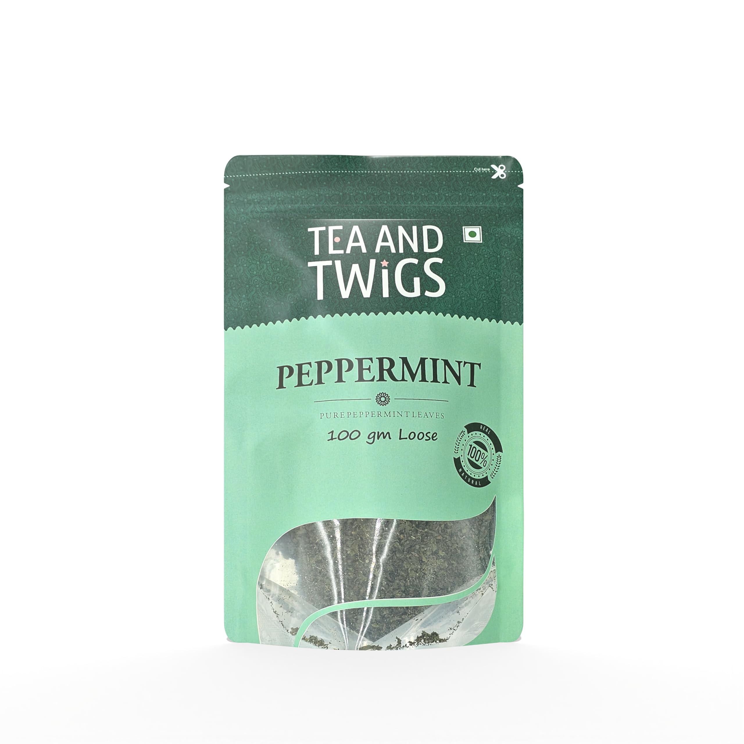 Tea And Twigs - Peppermint Tea 100gms - 100 Cups | Herbal Tea | Caffeine Free | High Antioxidants| Detox Tea (B0D8JF55FZ) Amazon Price History, Amazon Price Tracker