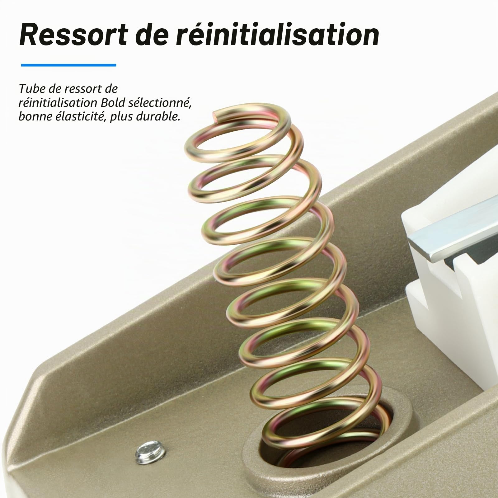 TAILONZ PNEUMATIC Kit de valve de pédale pneumatique 1/4 "BSP Contrôle de pression antidérapant en caoutchouc 5 voies à 2 positions 4F210-08L(avec Lock）avec raccords pneumatiques 6mm)