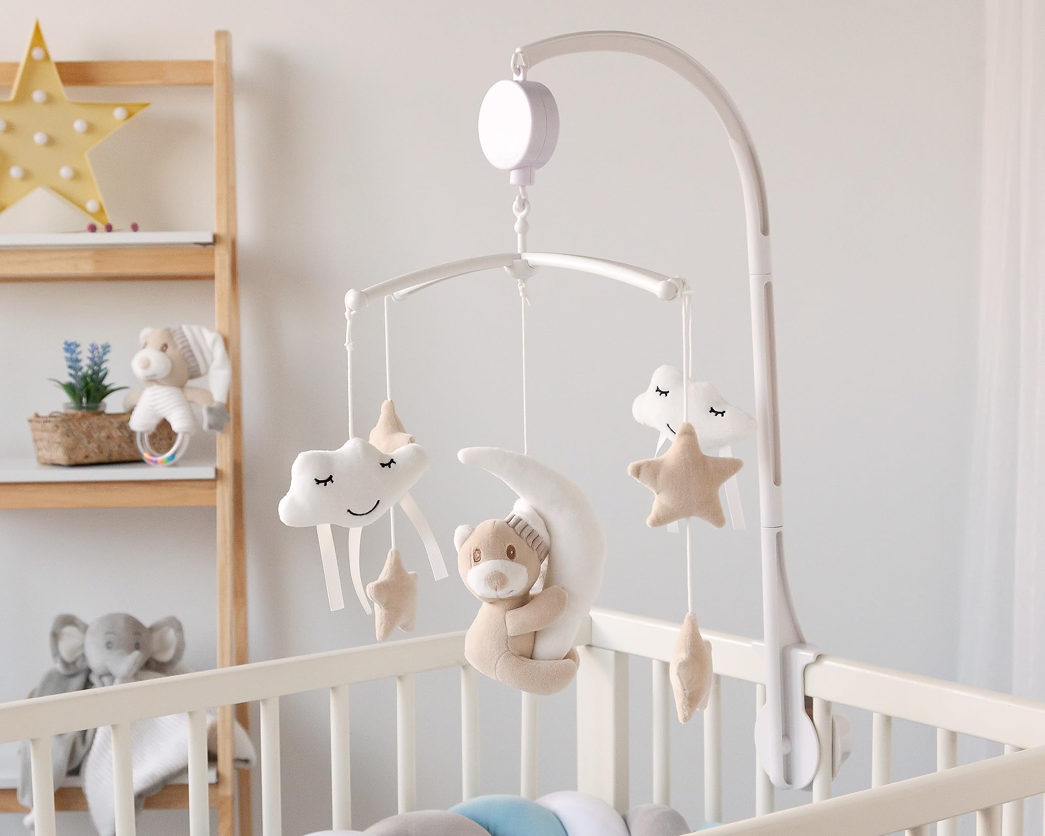 Kiokids Giostrina Musicale Cullo Orsetto Beige