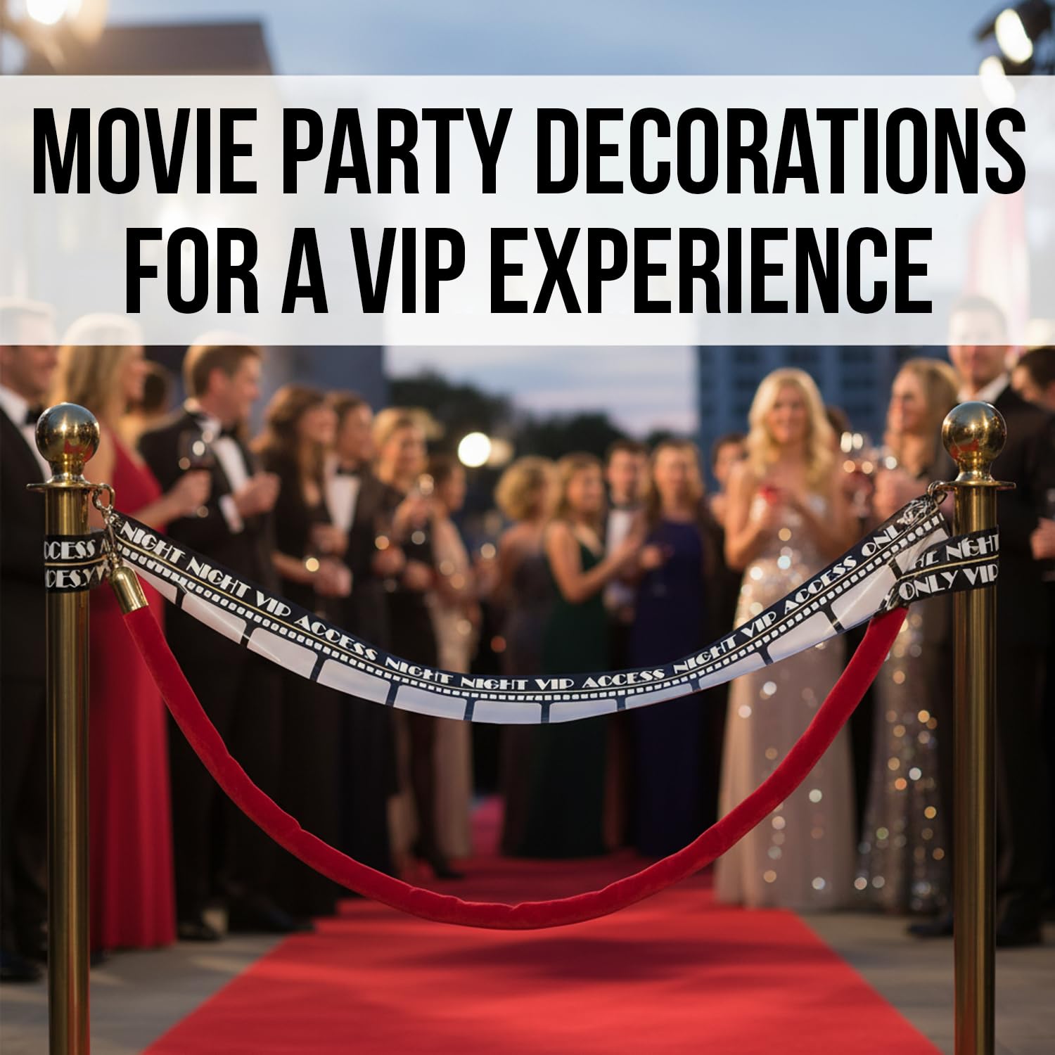Fun Express Film Strip Caution Tape (20 feet) Movie Party Decor image 3