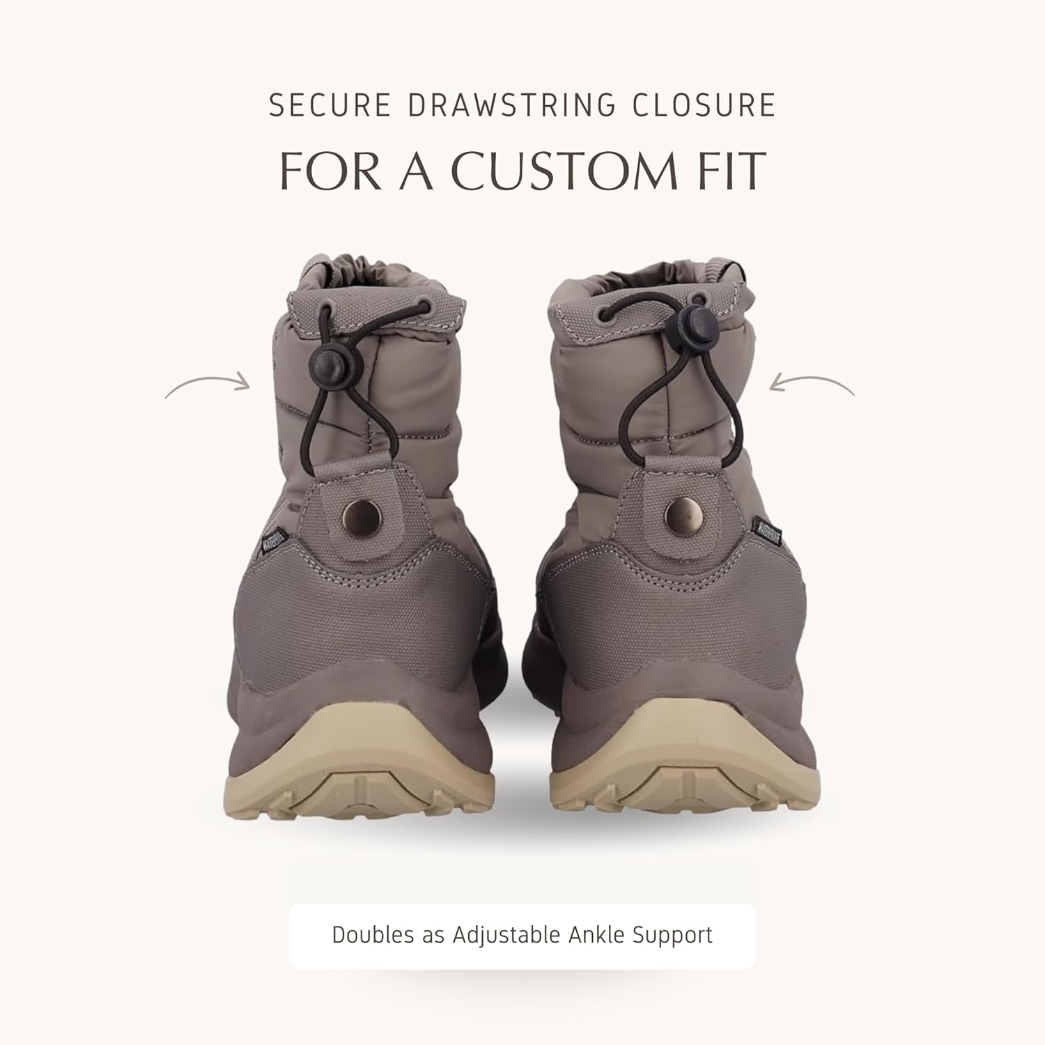 CMP ZOY Women’s Waterproof Snow Boots – Warm and Stylish Fleece-Lined Lightweight Winter Footwear with Drawstring Fit & FullOn GRIP Sole - Image 6