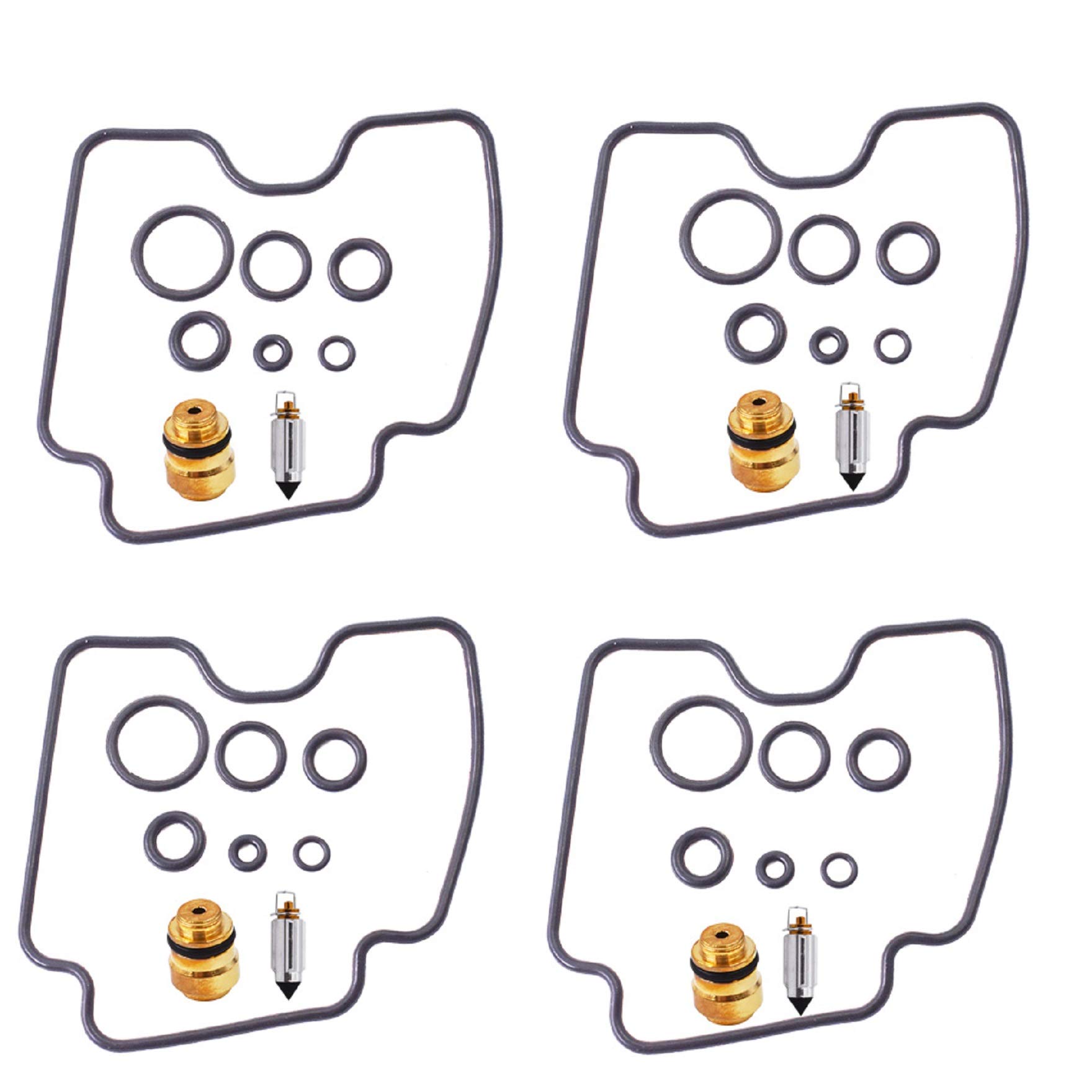 4 x Carburetor Carb Repair Kits Replacement for FZS600 FZS 600 Fazer 1998-2003