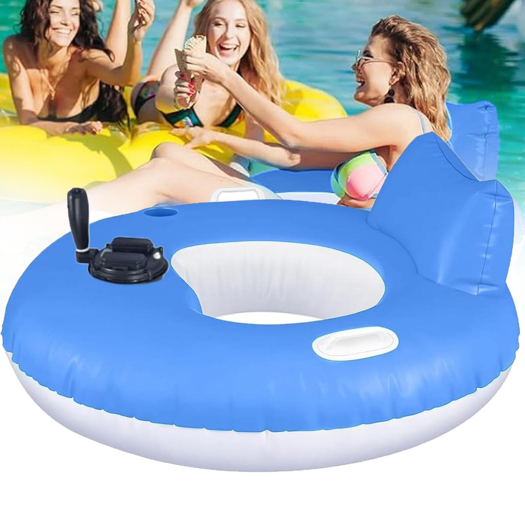 Motorized Pool Lounger, Electric Pool Float Motorized Pool Lounge Chair A