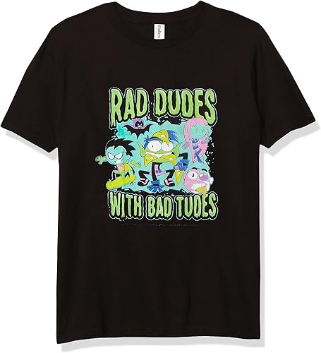 Warner Brothers Teen Titans Go Rad Dudes Boy's Premium Solid Crew Tee