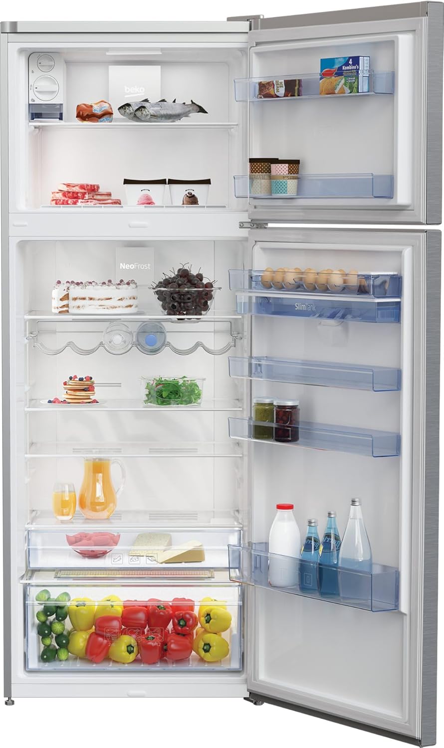 Beko RDNE455E30 - Frigorifero Doppia Porta No Frost, 455 litri, Classe F