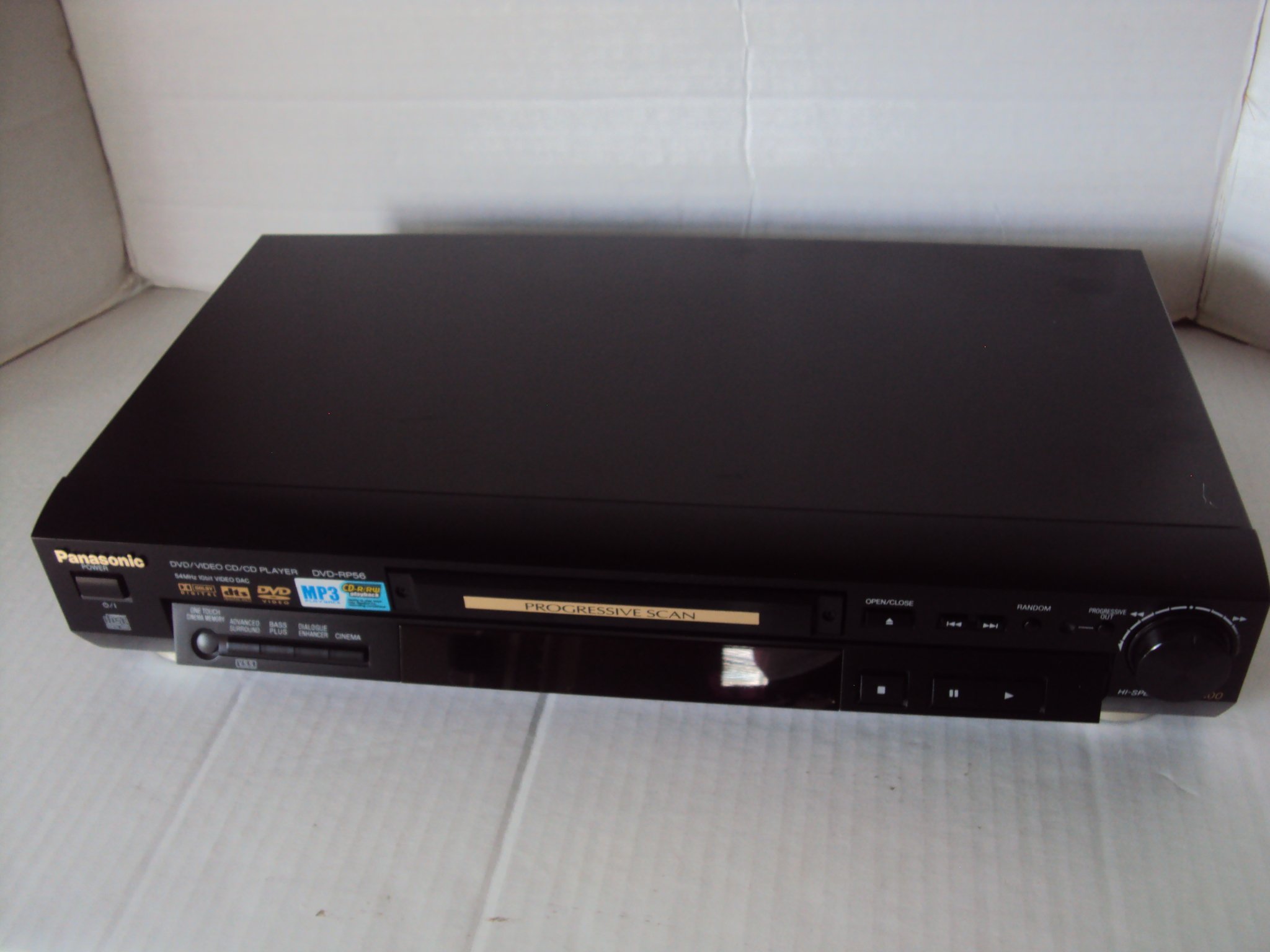 Panasonic DVD-RP56 Progressive Scan DVD Video CD CD Player