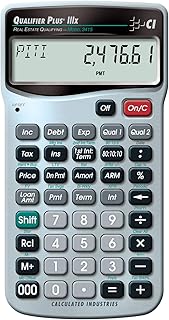 Calculated Industries 3415 Qualifier Plus IIIx Advanced Real Estate Mortgage Finance Calculator | Simple Operation | Buyer Pre-Qualifying | Solves Payments, Amortization, ARMs, Combos, FHA, VA, More