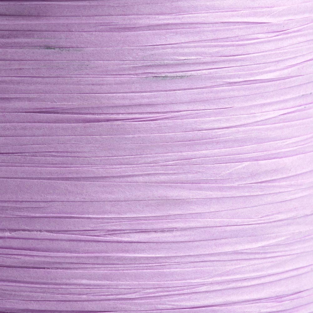 Italian Options Paper Raffia Ribbon 7mm x 100M - Lilac