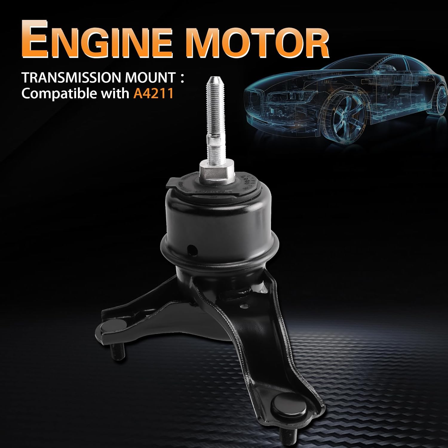 Engine Mount and Transmission Mount kit Compatible with 2004-2006 Camry 3.0L V6 Engine, Replace # A62048HY 123600A080 1236020090 A4211 123620H010 A4236 1236320100 1236320120 A4207 123720A040 4PCS