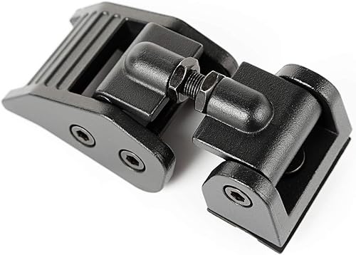 Miniatura 10 de Juego de cubierta protectora y tapa de combustible de aluminio Rugged Ridge, Set cierre para capó, aluminio, Negro