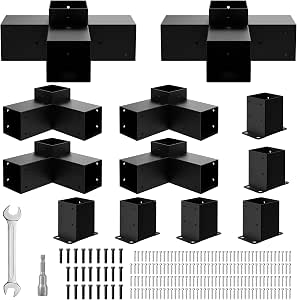 Heavy-Duty Pergola Bracket Kit for 4x4 Lumber