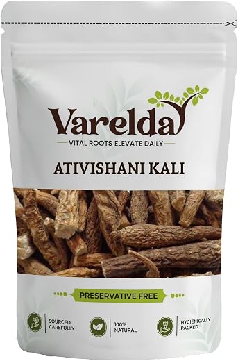 VARELDA Ativishani Kali - Atees Mithi - Aconitum palmatum (1000 Grams)