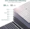 100W Foldable Solar Panel, Portable Monocrystalline Solar Charger, PD 60W USB-C Fast Charging, 10-in-1 DC Connectors for Power Station Laptop Phone Camping