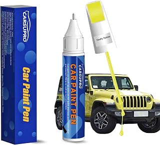 Yellow Touch Up Paint for Cars,Car Paint Touch Up Pen for Deep Scratches,Car Scratch Repair Pen Auto Scratch Remover for Easy to Use and Fix(Firefly Yellow)