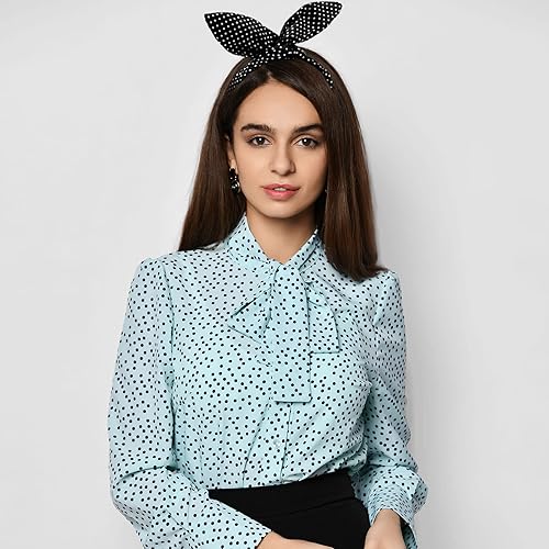 Miniatura 6 de Diadema para disfraz de lunares blancos, diadema de alambre, diadema de Halloween, diadema retro, accesorios para el cabello para mujeres y niñas