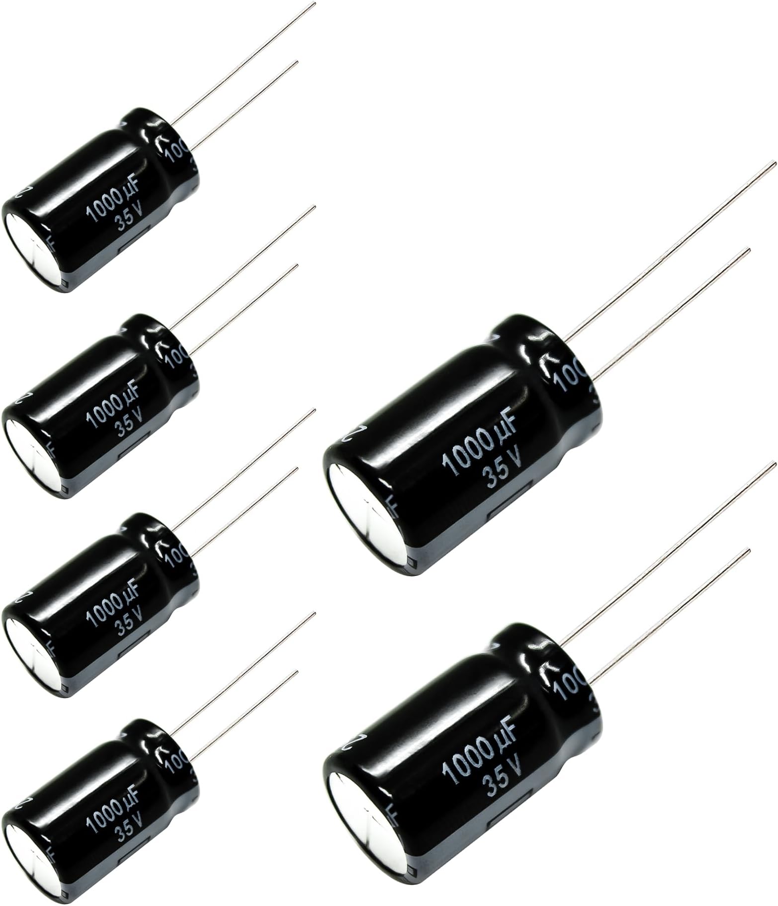 Replacemnt for 6 pcs Panasonic FR Series Capacitors 35V 1000uf Ultra Low ESR