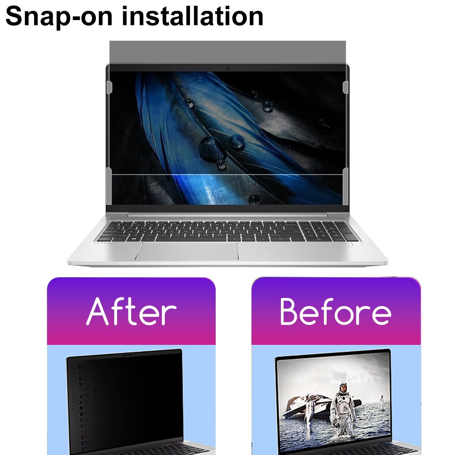 Snapklik.com : Privacy Screen For HP OmniBook 3 16/OmniBook 5 16 ...