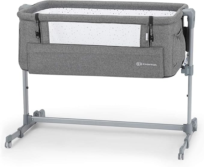 Kinderkraft Bedside Crib NESTE UP, Travel Cot, CoSleeping Bed