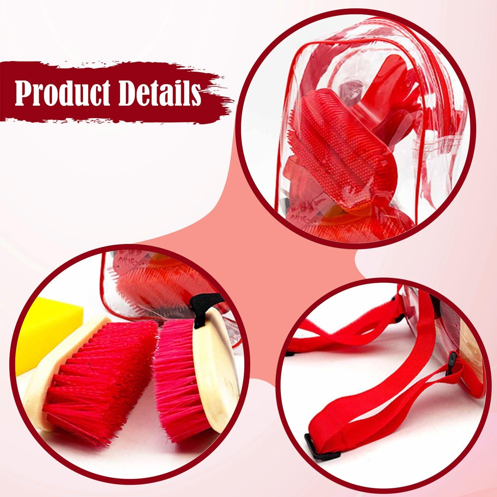 Kit de Aseo para Caballos de 11 Piezas, Regalo para Amantes de Los Caballos, Accesorios para de, Juego de Cepillos para Caballos