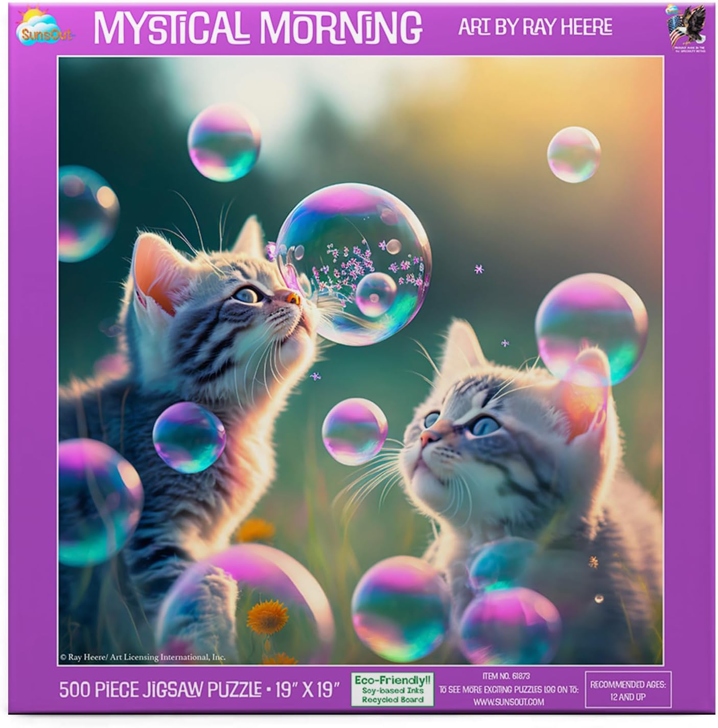 SUNSOUT INC - Mystical Morning - 500 pc Jigsaw Puzzle by Artist: Ray Heere - MPN # 61873