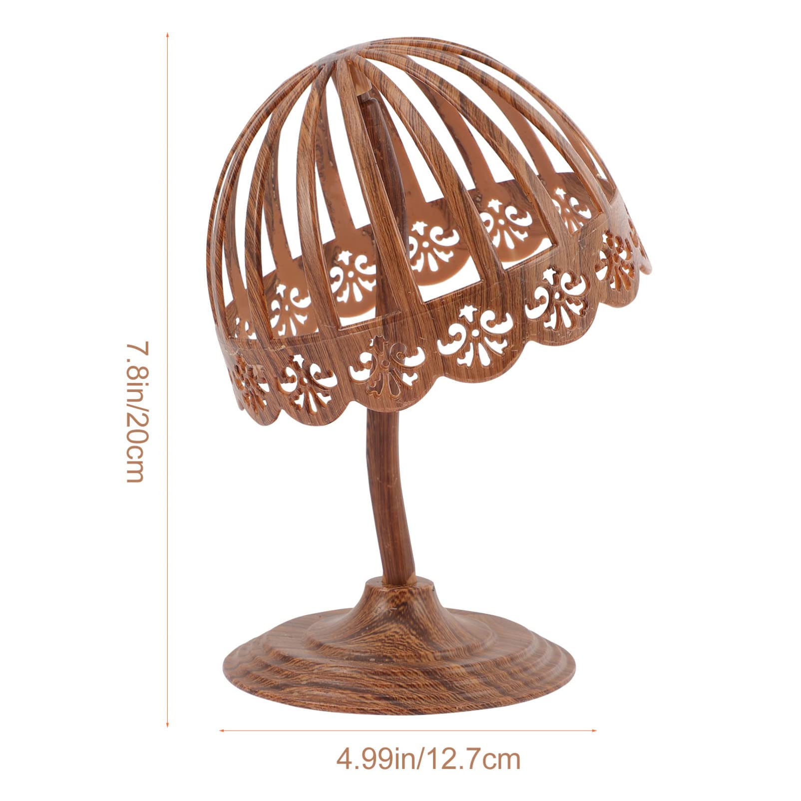 Toddmomy Pe Hat Display Stand Dome Design Desktop Hat Rack Wig Holder Space Saving Hangers for Shop Home Closet - Image 3