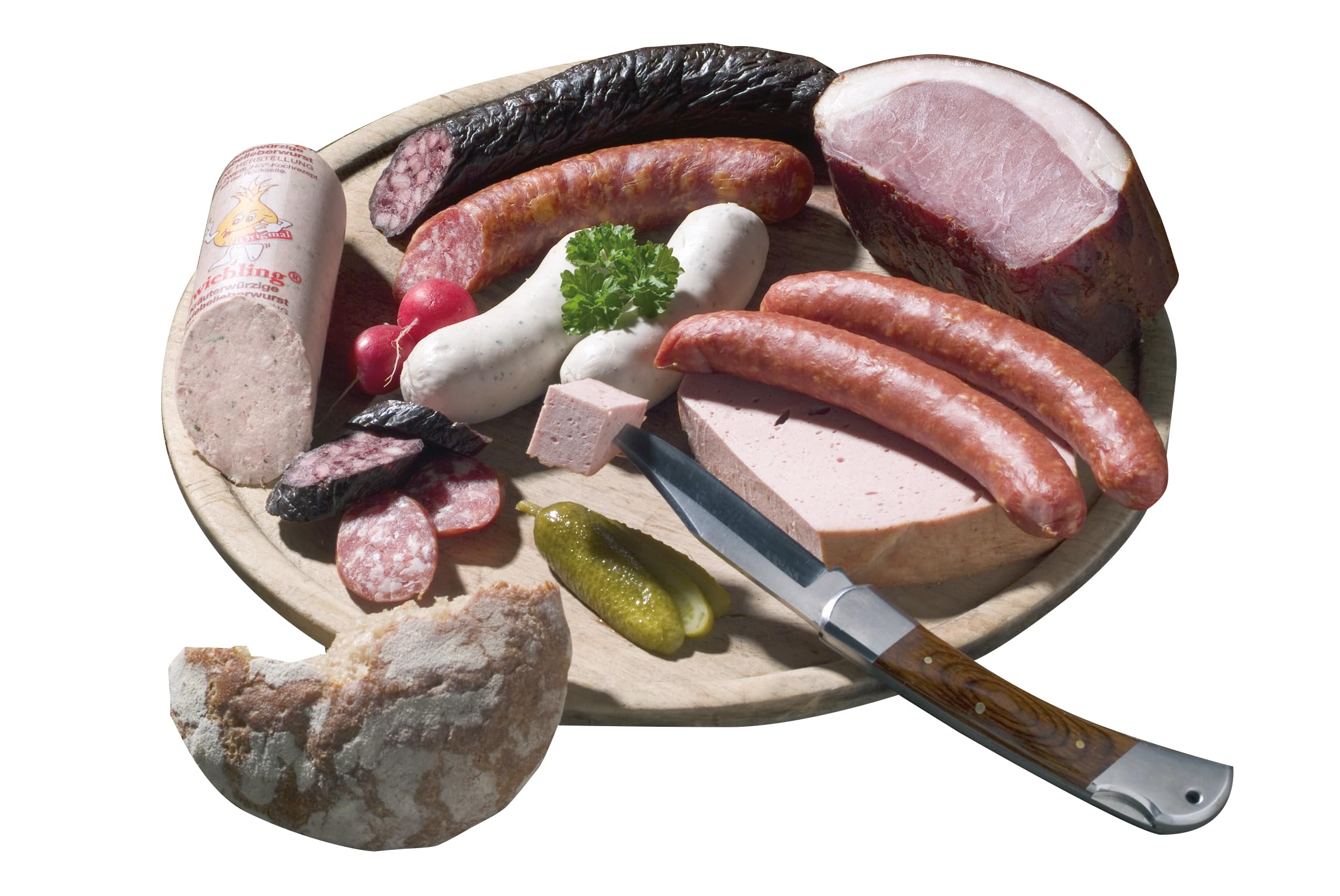 Landmetzgerei Schiessl Bayerisches Probier-Packerl 1 kg Hausmacher Wurst Leberkäse Schinken Salami Glutenfrei laktosefrei Geschenkset
