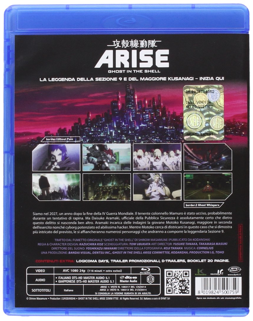 Ghost In The Shell - Arise Pt.1