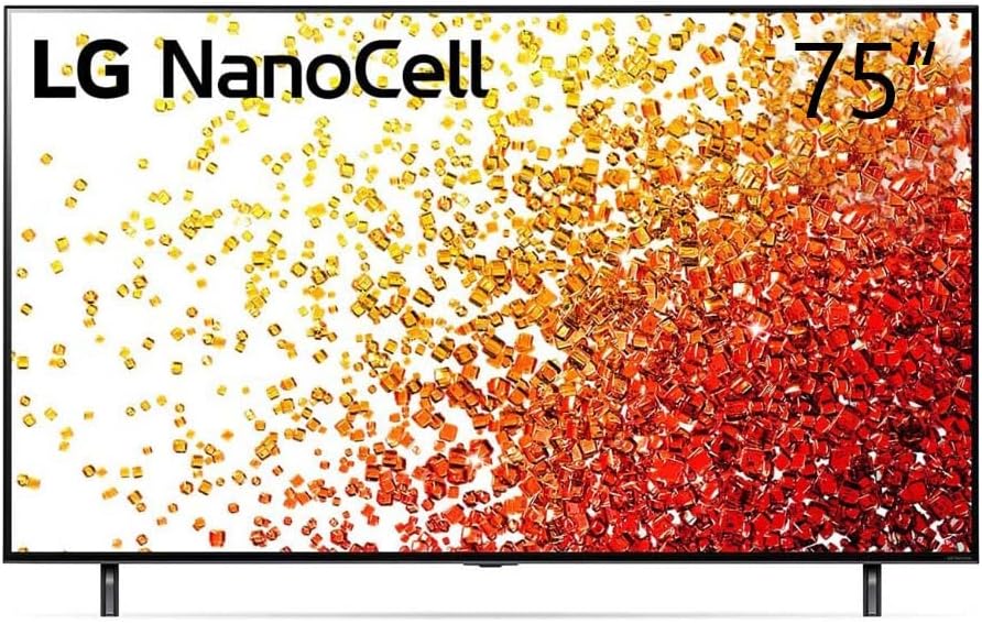 75 Inch TV Cinema Screen Design 4K HDR WebOS Smart With ThinQ AI Full Array Dimming Pro - 75NANO90VPA (2021 Model)