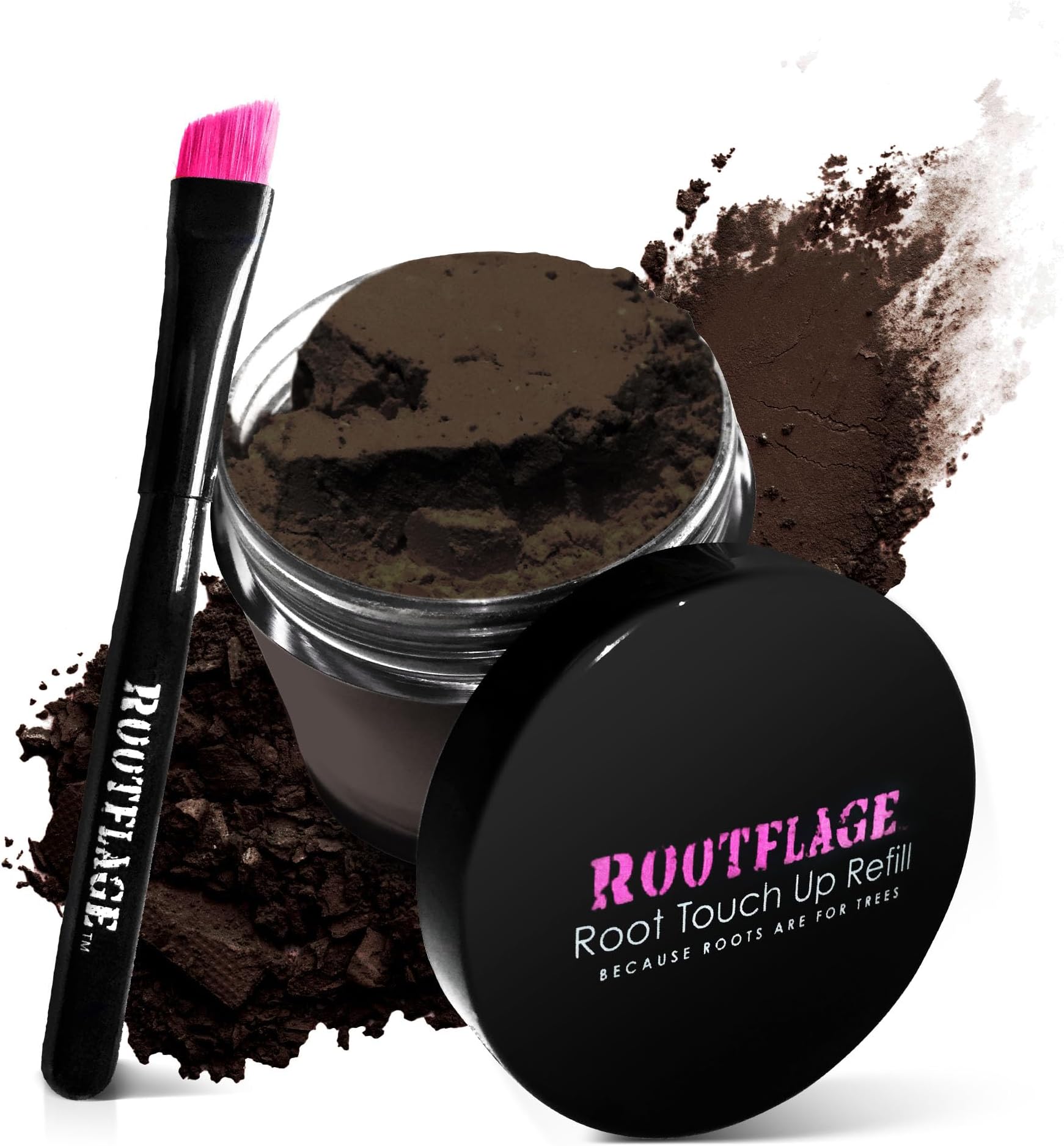 Rootflage Temporary Root Touch Up Refill (08 Brown/Black)