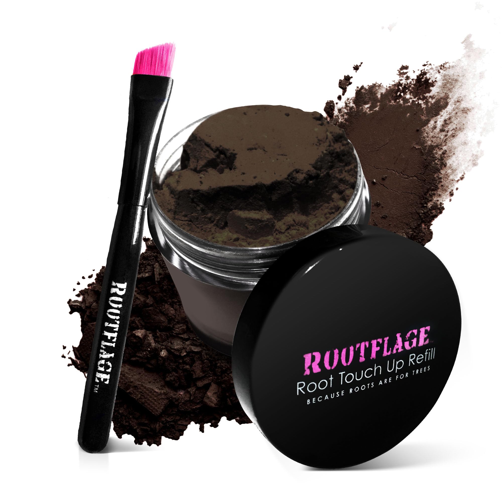 Rootflage Temporary Root Touch Up Refill (08 Brown/Black)