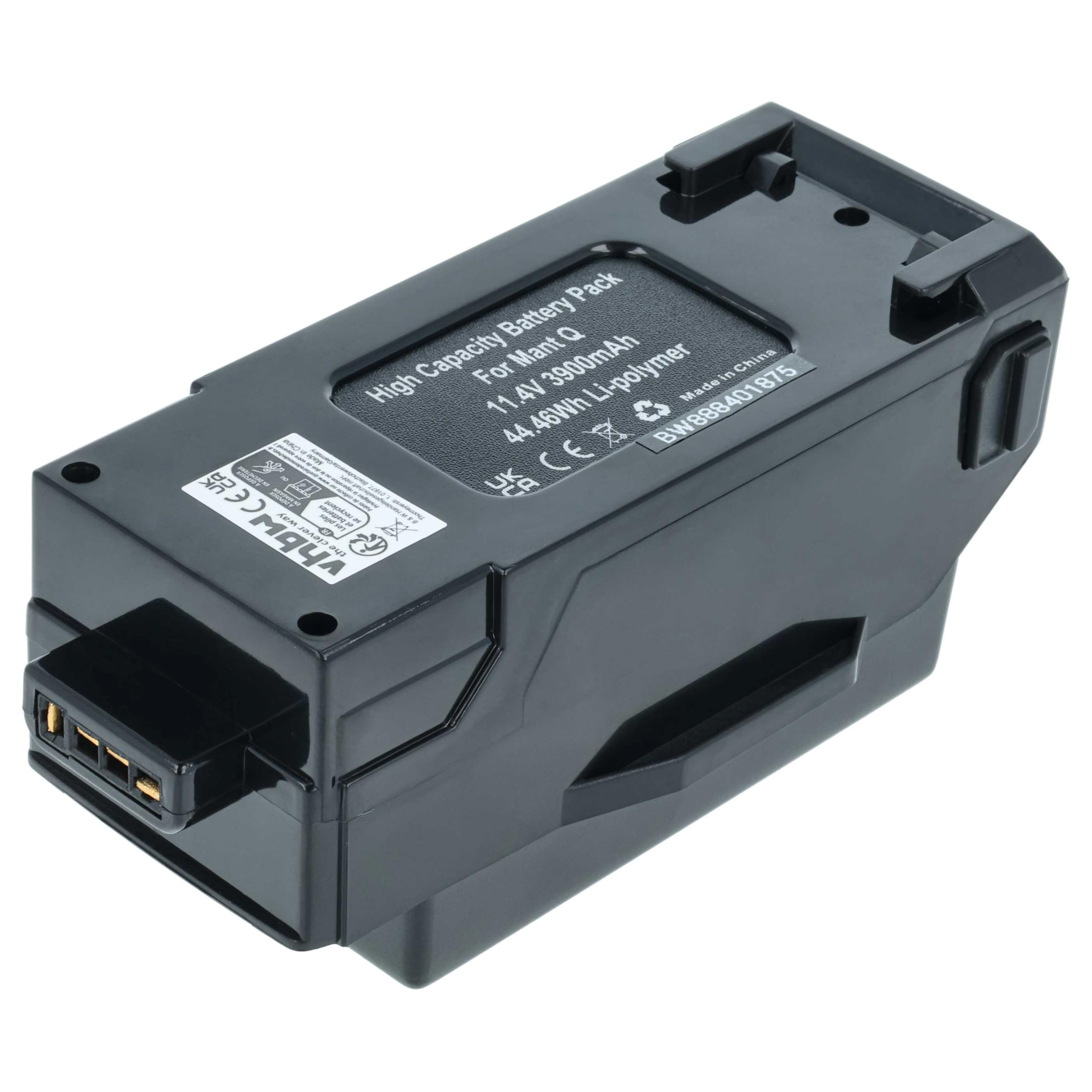 vhbw batteria compatibile con Yuneec Mantis G, Q drone quadricottero multicottero (3900mAh, 11,4V, Li-Poly)