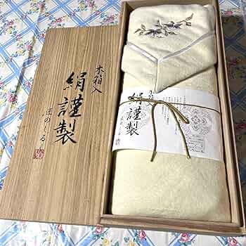 訳あり　木箱入り 絹謹製 匠のしるく シルク毛布 2.8万円相当！④＋⑤／2箱組 木箱入 絹謹製 匠のしるく シルク 毛布 寝具 布団 掛け布団
