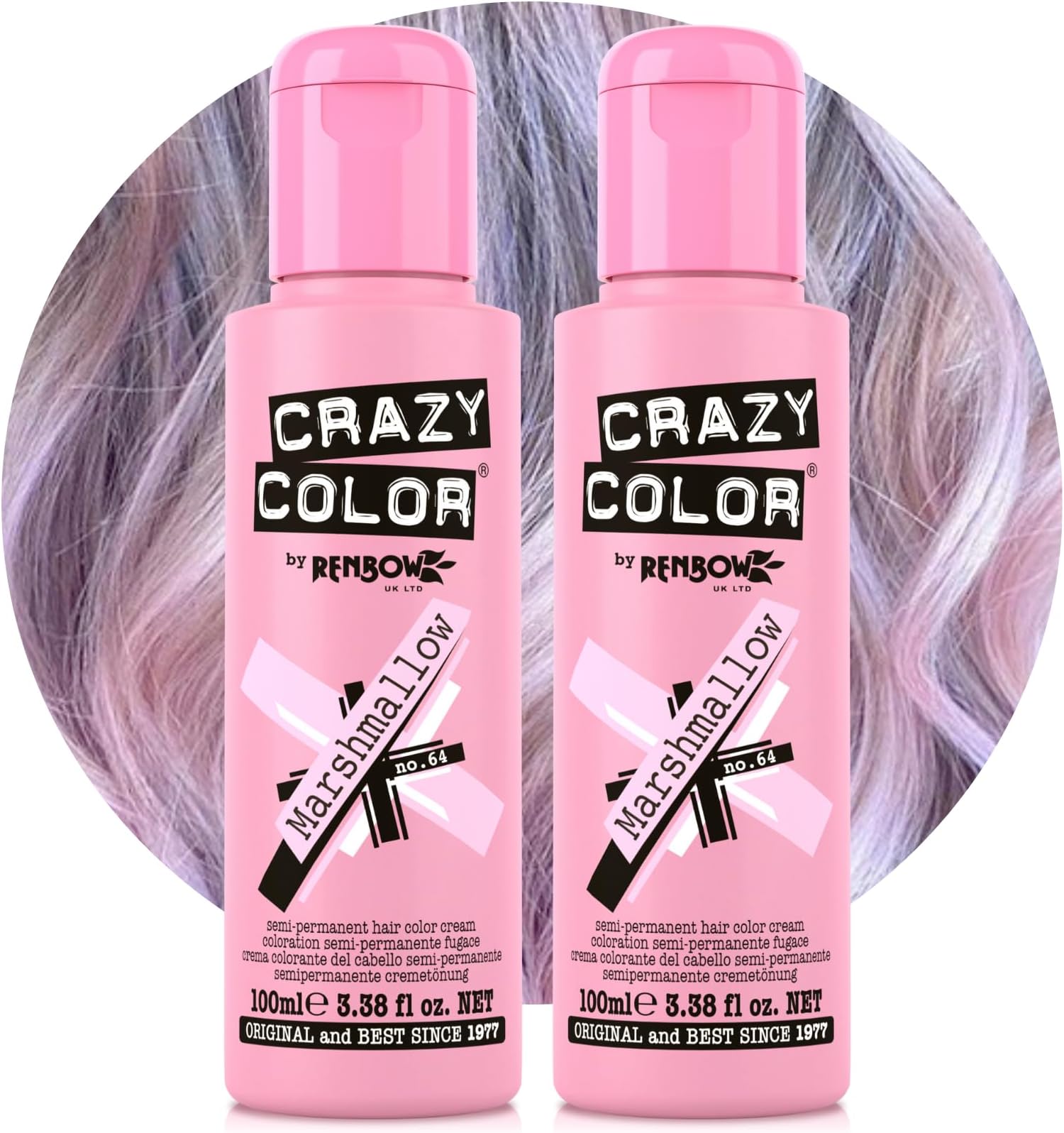 Semi-Permanent Marshmallow Hair Dye