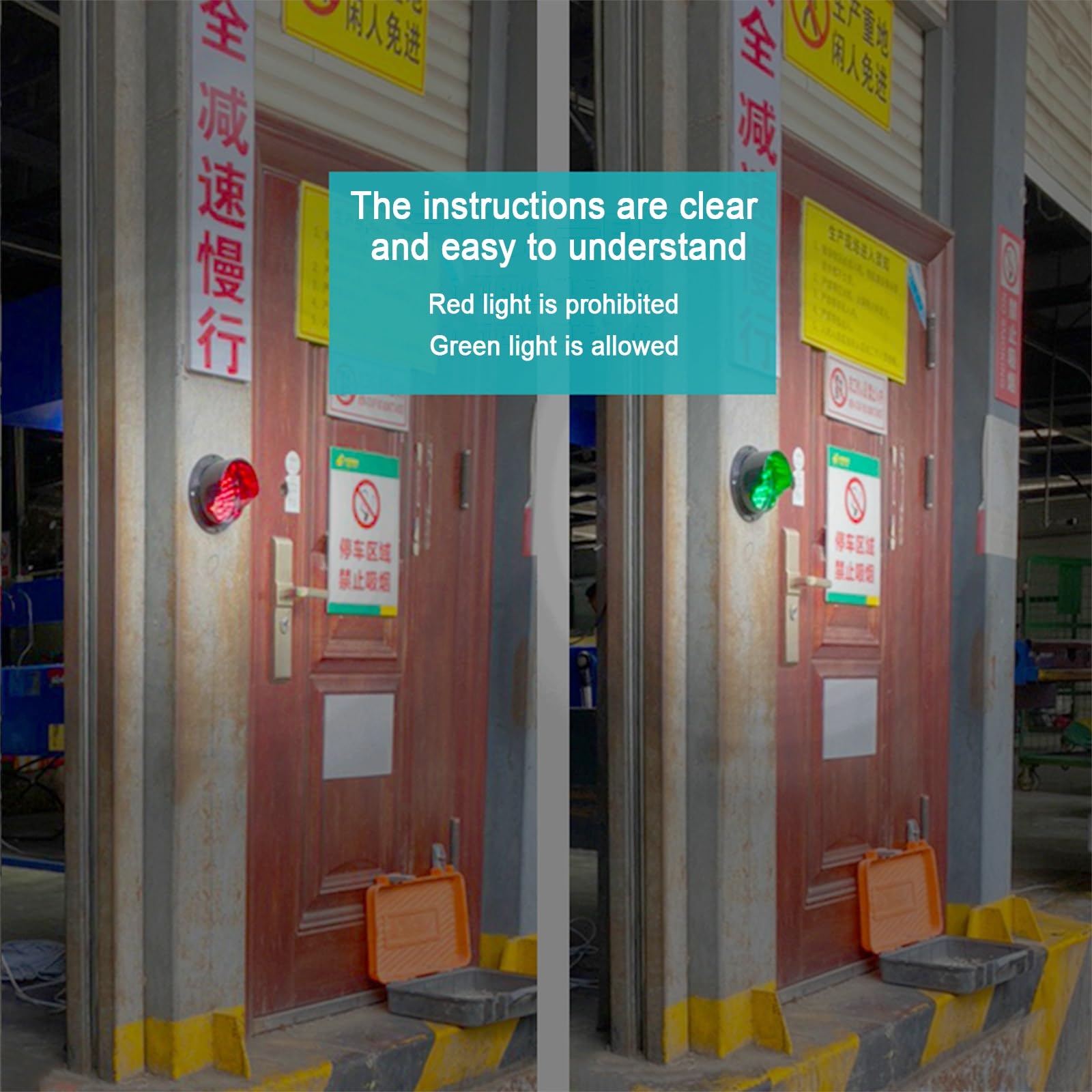 Traffic Light Sequencer Red/Green LED Loading Dock Traffic Lights ...