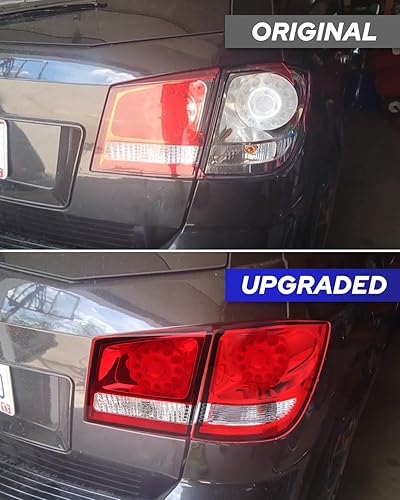 Miniatura 10 de AUTOONE - Para Dodge Journey 2011-2020 Conjunto de luces traseras de fábrica, luz de freno LED exterior, luz trasera, lado del conductor (LH)