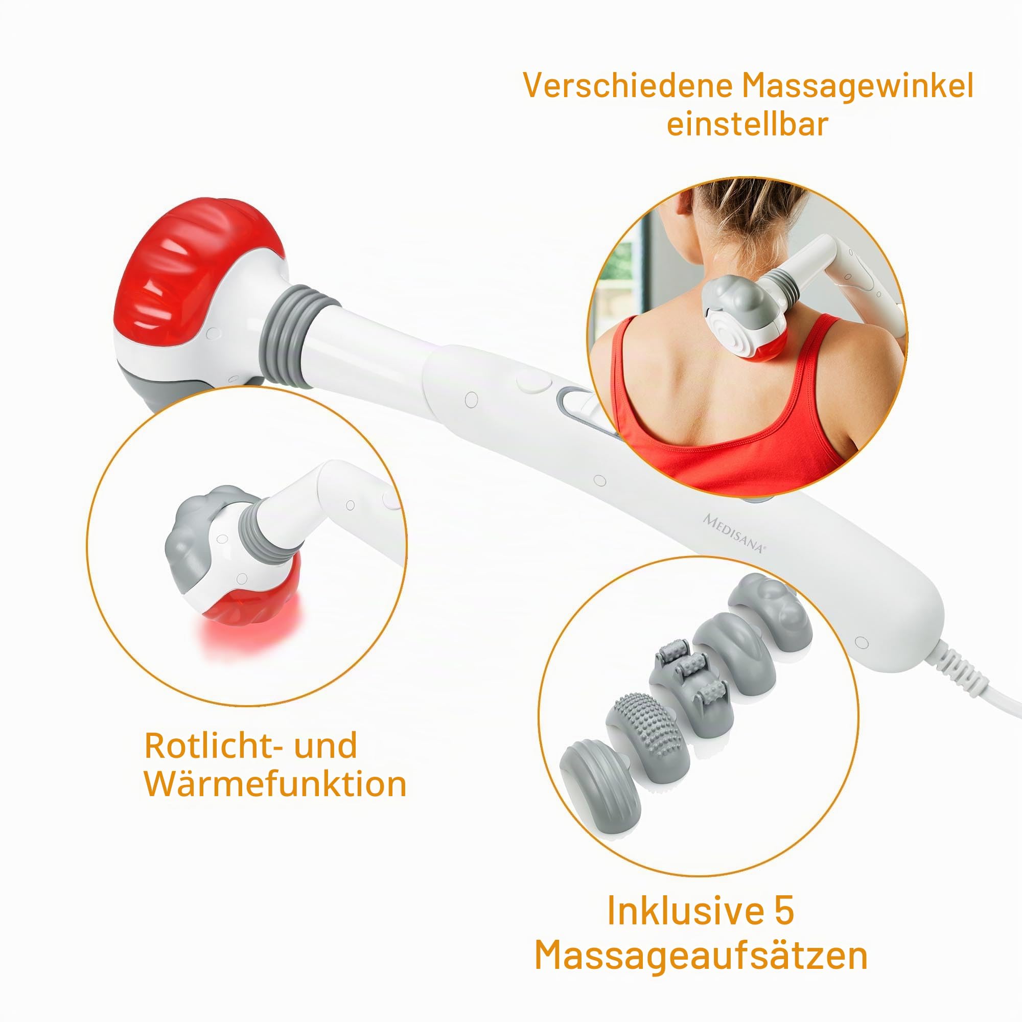 medisana HM 886 Handmassagegerät, Elektrisches Massagegerät