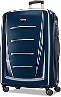 Vista 16 de Samsonite Winfield 2 Equipaje rígido con ruedas giratorias, Carbón vegetal, Grande de 28 pulgadas, a cuadros