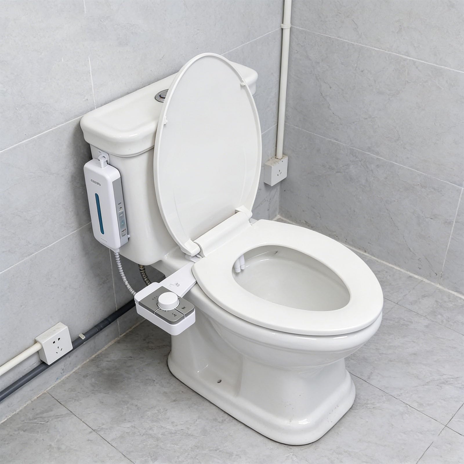 Boquilla retráctil para bidé diseñada para una limpieza sencilla y agua variable para adaptarse a todos los usuarios. Boquilla retráctil para bidé